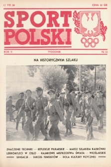 Sport Polski. 1938, nr 33