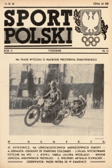 Sport Polski. 1938, nr 37