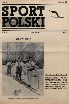 Sport Polski. 1939, nr 10