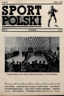 Sport Polski. 1939, nr 13