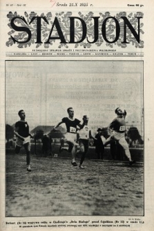 Stadjon : poświęcony sprawom sportu i przysposobienia wojskowego. 1925, nr 43