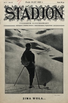 Stadjon : tygodnik ilustrowany poświęcony sprawom sportu i przysposobienia wojskowego. 1925, nr 51