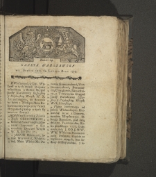 Gazeta Warszawska. 1778, nr 14