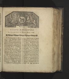 Gazeta Warszawska. 1778, nr 20