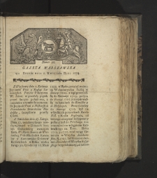 Gazeta Warszawska. 1778, nr 26