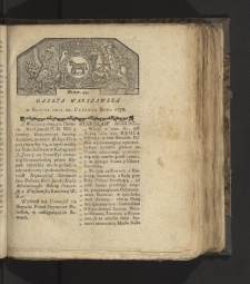 Gazeta Warszawska. 1778, nr 49