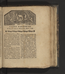Gazeta Warszawska. 1778, nr 71