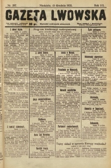Gazeta Lwowska. 1925, nr 287