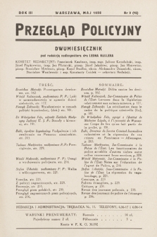 Przegląd Policyjny. 1938, nr 3