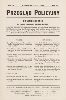 Przegląd Policyjny. 1938, nr 4