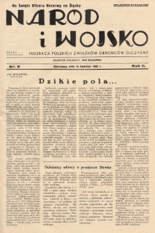 Naród i Wojsko : centralny organ Federacji Polskich Związków Obrońców Ojczyzny. 1935, nr 8
