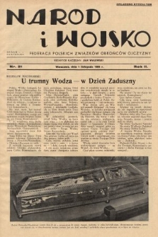 Naród i Wojsko : centralny organ Federacji Polskich Związków Obrońców Ojczyzny. 1935, nr 21