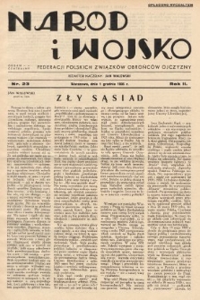 Naród i Wojsko : centralny organ Federacji Polskich Związków Obrońców Ojczyzny. 1935, nr 23