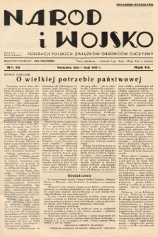 Naród i Wojsko : centralny organ Federacji Polskich Związków Obrońców Ojczyzny. 1936, nr 10