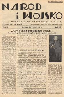 Naród i Wojsko : centralny organ Federacji Polskich Związków Obrońców Ojczyzny. 1936, nr 13