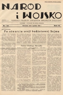 Naród i Wojsko : centralny organ Federacji Polskich Związków Obrońców Ojczyzny. 1936, nr 34