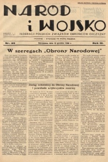 Naród i Wojsko : centralny organ Federacji Polskich Związków Obrońców Ojczyzny. 1936, nr 35