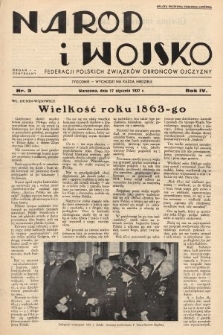 Naród i Wojsko : centralny organ Federacji Polskich Związków Obrońców Ojczyzny. 1937, nr 3
