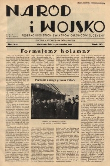 Naród i Wojsko : centralny organ Federacji Polskich Związków Obrońców Ojczyzny. 1937, nr 43