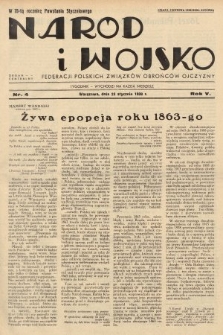 Naród i Wojsko : centralny organ Federacji Polskich Związków Obrońców Ojczyzny. 1938, nr 4