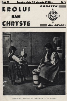 Króluj nam Chryste : dodatek dla dzieci. 1938, nr 5