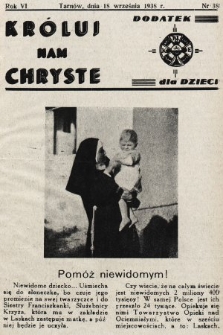 Króluj nam Chryste : dodatek dla dzieci. 1938, nr 38