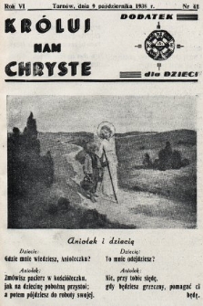 Króluj nam Chryste : dodatek dla dzieci. 1938, nr 41