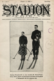 Stadjon : tygodnik ilustrowany poświęcony sprawom sportu i przysposobienia wojskowego. 1926, nr 1