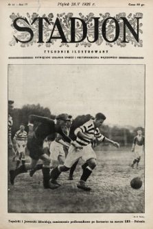 Stadjon : tygodnik ilustrowany poświęcony sprawom sportu i przysposobienia wojskowego. 1926, nr 21
