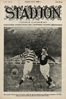 Stadjon : tygodnik ilustrowany poświęcony sprawom sportu i przysposobienia wojskowego. 1926, nr 26