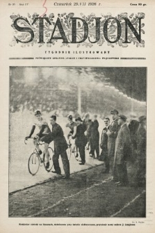 Stadjon : tygodnik ilustrowany poświęcony sprawom sportu i przysposobienia wojskowego. 1926, nr 30