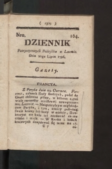 Dziennik Patryotycznych Politykow we Lwowie. 1796, nr 164