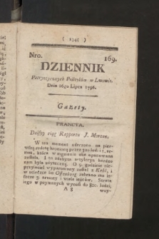 Dziennik Patryotycznych Politykow we Lwowie. 1796, nr 169