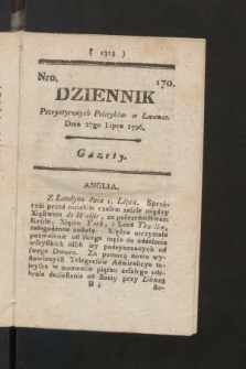 Dziennik Patryotycznych Politykow we Lwowie. 1796, nr 170