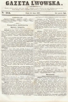 Gazeta Lwowska. 1851, nr 164
