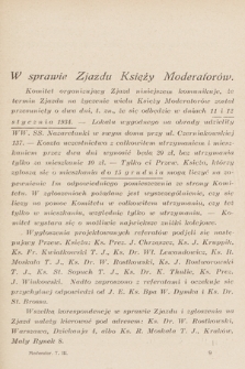 Moderator : dwumiesięcznik przeznaczony wyłącznie dla Księży Kierowników Sodalicyj Marjańskich. R. 5, 1933, T. 3, z. 5