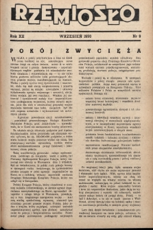 Rzemiosło. 1950, nr 9