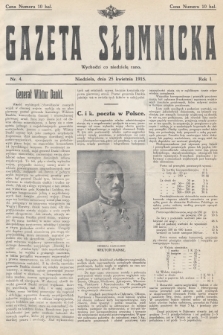 Gazeta Słomnicka. 1915, nr 4