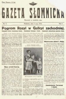 Gazeta Słomnicka. 1915, nr 6