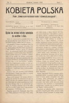 Kobieta Polska : pismo „Stowarzyszeń Katolickich Kobiet i Dziewcząt Pracujących". 1916, nr 2