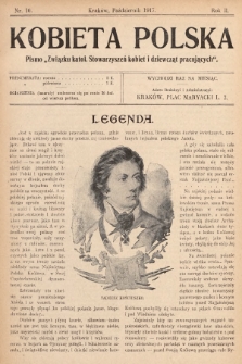 Kobieta Polska : pismo „Związku katolickich Stowarzyszeń kobiet i dziewcząt pracujących". 1917, nr 10