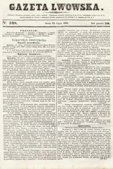 Gazeta Lwowska. 1851, nr 168