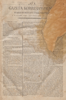 Gazeta Korrespondenta Warszawskiego i Zagranicznego. 1798, nr 1