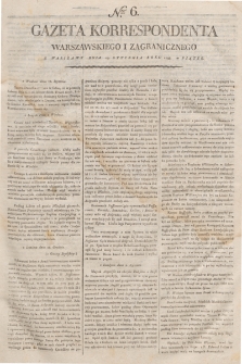 Gazeta Korrespondenta Warszawskiego i Zagranicznego. 1798, nr 6