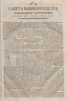 Gazeta Korrespondenta Warszawskiego i Zagranicznego. 1798, nr 9