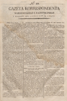 Gazeta Korrespondenta Warszawskiego i Zagranicznego. 1798, nr 10