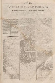 Gazeta Korrespondenta Warszawskiego i Zagranicznego. 1798, nr 12