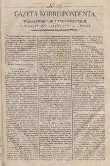 Gazeta Korrespondenta Warszawskiego i Zagranicznego. 1798, nr 15