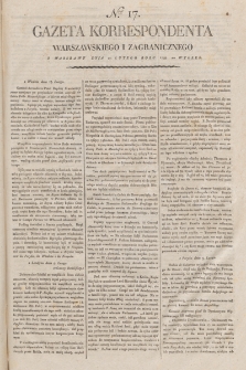 Gazeta Korrespondenta Warszawskiego i Zagranicznego. 1798, nr 17