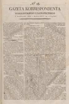 Gazeta Korrespondenta Warszawskiego i Zagranicznego. 1798, nr 18
